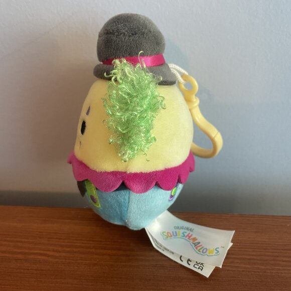 Squishmallows Resul Blacklight Clown Clip Plush - Picture 2 of 8